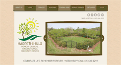 Desktop Screenshot of harpethhills.com